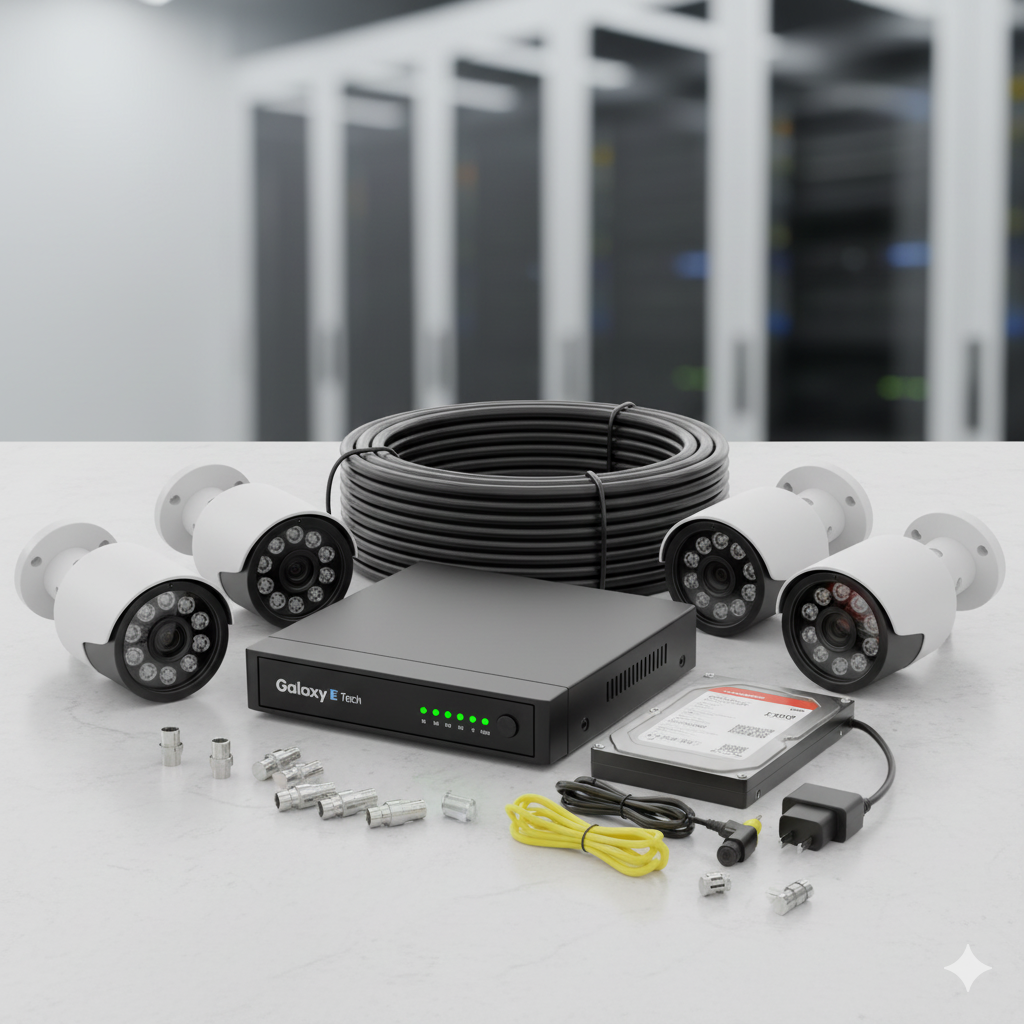HD CCTV Systems installation in Lahore by Galaxy E Tech