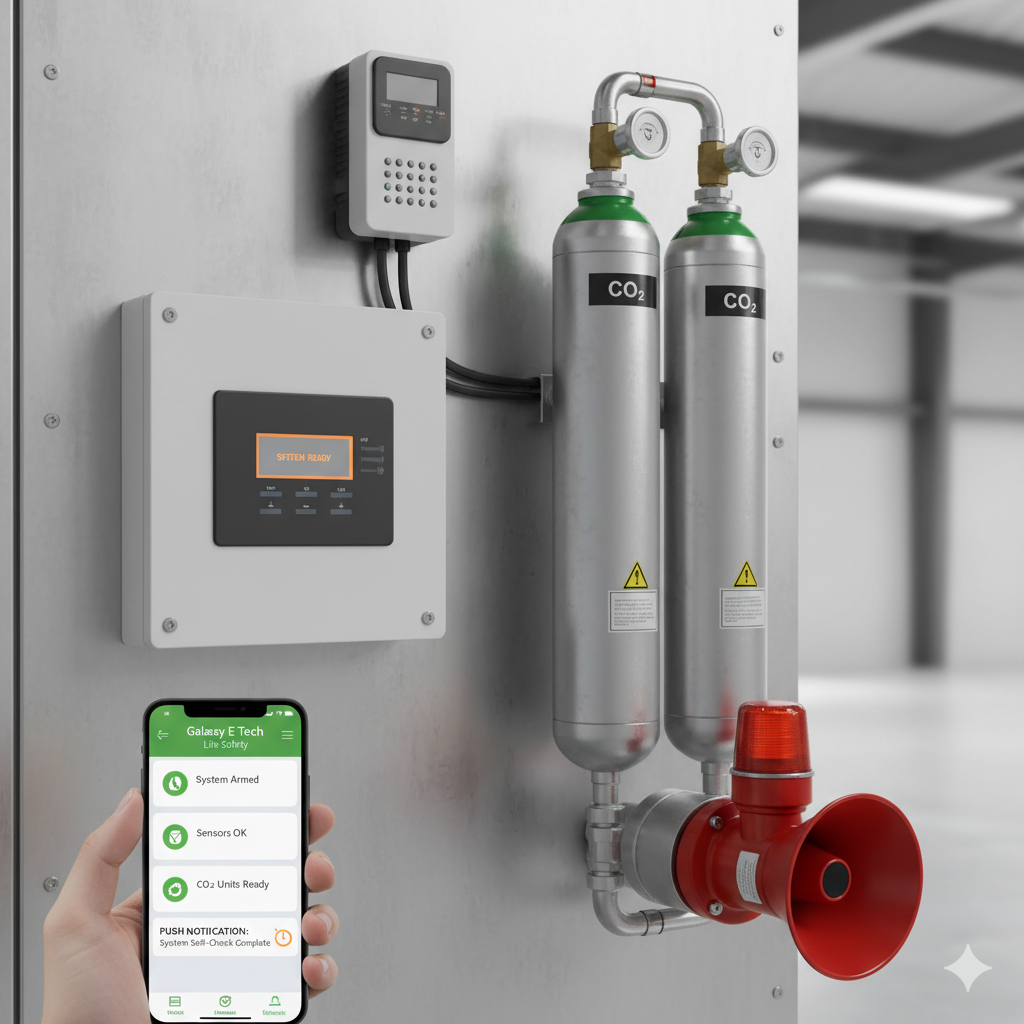 Fire alarm system installation in Lahore by Galaxy E Tech